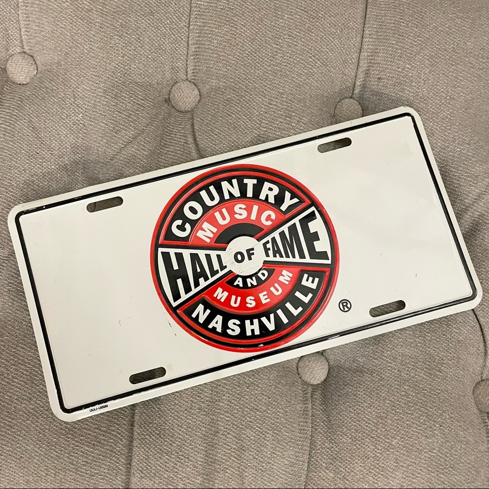 Country Music Hall of Fame License Plate